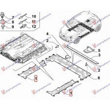 CUBIERTA DE BAJO MOTOR DE PLASTICO (O)