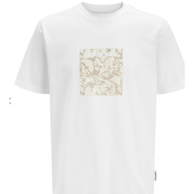Camiseta JACK & JONES JCOTARMAC CAMO FRONT TEE 12273239 BLANCO Blanco