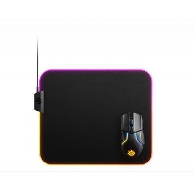 Steelseries QcK Prism Cloth Medium Alfombrilla de ratón para juegos Negro