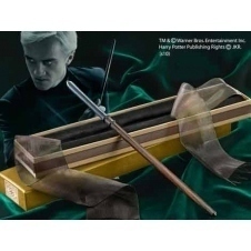 Replica the noble collection harry potter varita de draco malfoy caja olivander