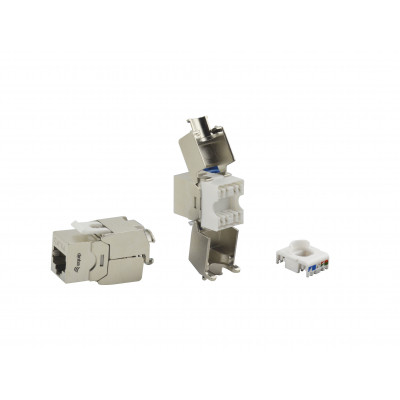 EQUIP Cat.6A Conector Keystone Apantallado Toolfree, 8 unidades/juego