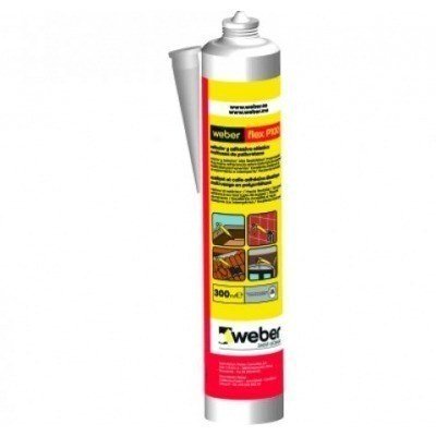 MASILLA A BASE DE POLIURETANO WEBER FLEX P100 300 CM3 GRIS.