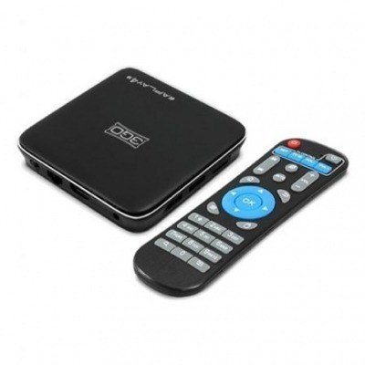 ANDROID TV BOX 3GO APLAY4 - 4K - QC CORTEX A53 - 16GB - 2GB RAM - HDMI - LAN - WIFI - RANURA MICROSD - ANDROID 7.1 - MANDO A DISTANCIA