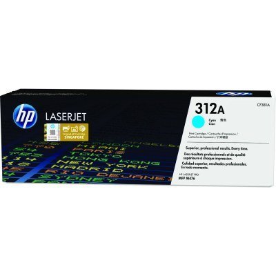 HP CF381A Cyan Cartucho de Toner Original - 312A