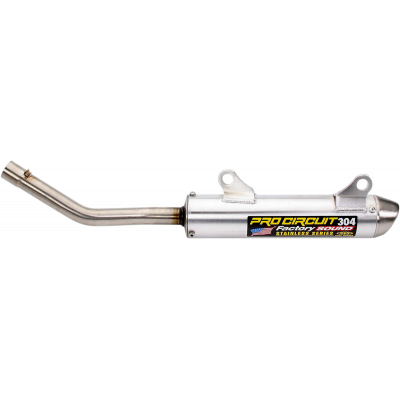 Silencioso Pro Circuit 304 Honda CR250R: aluminio, tapa de acero inox SH99250-SE