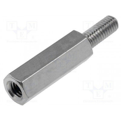 Separador Metalico Hexagonal M-H 15mm metrica 3