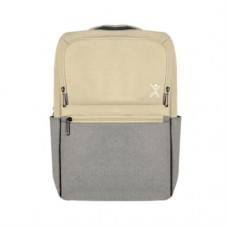 MOCHILA PARA LAPTOP 15.6 SUNSET - TAUPE CON GRIS.