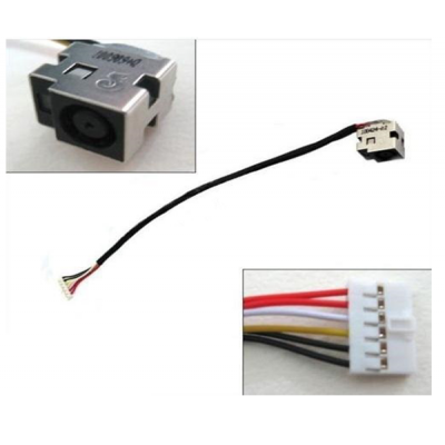 Dc-Jack compatible para portatil HP dv6 / cq61 / cq71 / g61 / 15cm Aprox.