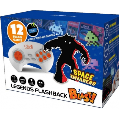 Consola Retro AtGames Legends Flashback Blast! - 12 Juegos | Space Invaders | HDMI | Mando Inalámbrico