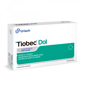 TIOBEC DOL comprimidos fast-slow 20 u