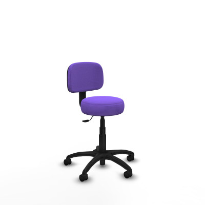 Silla Llanos giratorio bali lila base poliamida 600 ruedas nailon 50