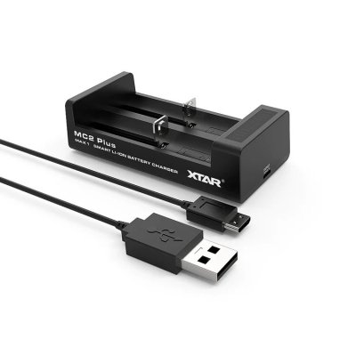 Cargador Baterias Litio 18650 2 Baterias por USB con Microprocesador