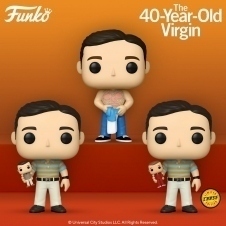 Caja sorpresa funko cine virgen a los 40 andy en sus tres variantes