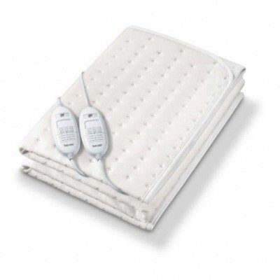 CALIENTACAMAS BEURER TS-26 XXL - 2*60W - 2 ZONAS CON 3 NIVELES DE TEMPERATURA - 150*140CM - TRANSPIRABLE Y LAVABLE