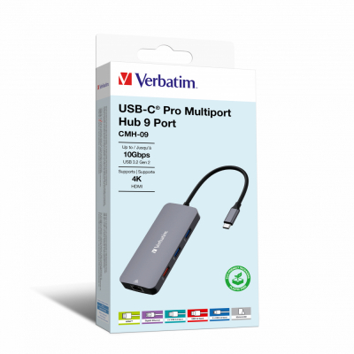 CMH-09 USB Tipo C 10000 Mbit/s Plata