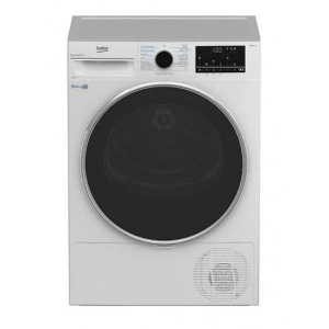 Secadora con bomba de calor Beko B5T42243, 8kg, clase A+++, 63dB, OptiSense, 15 programas, blanco