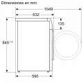 Lavadora Siemens WM14N20XEP, 9 kg, 1400 rpm, clase A, acero mate antihuellas - imagen 11