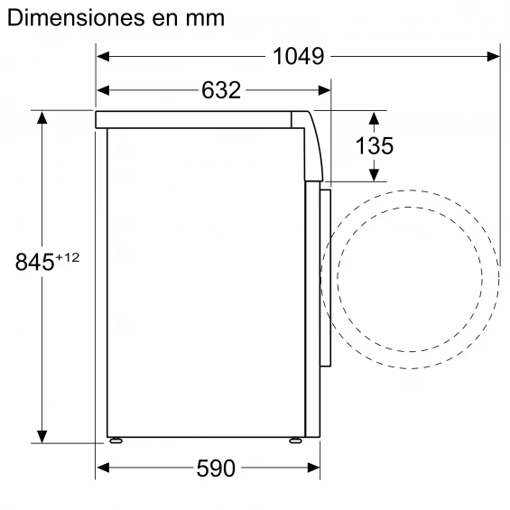 Lavadora Siemens WM14N20XEP, 9 kg, 1400 rpm, clase A, acero mate antihuellas - imagen 11
