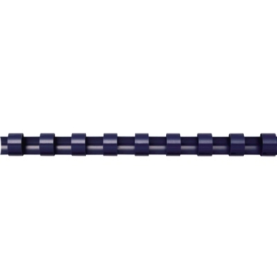 Fellowes Pack de 100 Canutillos de Plastico 8mm - Hasta 40 Hojas - Facil de Utilizar y Flexible - Alta Calidad - Color Azul