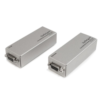 Extensor SeriE RS232 por Cat5 - Rango de 1km - Plug & Play - Sin Software - Alargador DB9 Serie - Extensión DB9 - TAA