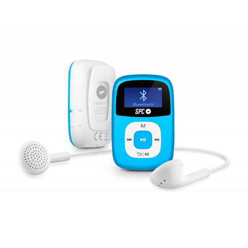 Reproductor MP3 SPC Firefly/ 8GB/ Radio FM/ Bluetooth/ Azul