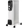 Radiador de aceite Ufesa Antares 1500, 1.500 W, 7 elementos, termostato regulable, blanco