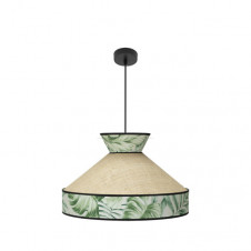 Colgante Constantinopla 1xe27 Beis/verde Regx50x50cm