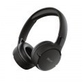 Trust Zena Auriculares con Microfono Bluetooth 5.0 - Controles en Auricular - Diadema Ajustable - Suave Acolchado - Plegables - Autonomia hasta 75h - Asistente de Voz - Color Negro