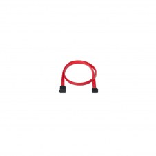 CABLE SATA DATOS ACODADO PARA DISCO DURO ROJO 0.5M 10.18.0202-OEM