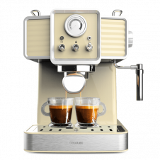 CAFETERA EXPRESS CECOTEC 01629 POWER ESPRESSO 20 TRADIZIONALE LIGHT YELLOW 20BAR.1350W