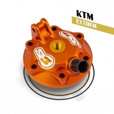 S3 Extreme Enduro Cylinder Head & Insert Kit Low Compression Orange KTM XTR-K-300-O