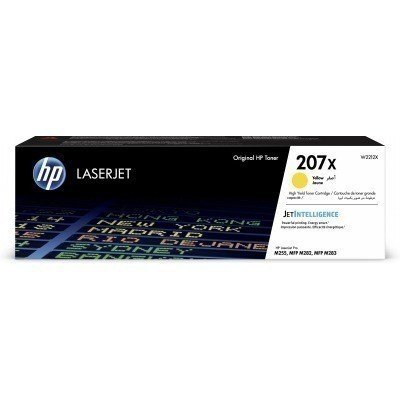 HP 207X cartucho de tóner 1 pieza(s) Original Amarillo