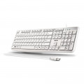 TECLADO HERITAGE BLANCO USB NGS