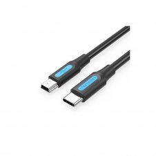 Vention Cable USB 2.0 Tipo-C COWBH/ USB Tipo-C Macho - MiniUSB Macho/ 2m/ Negro