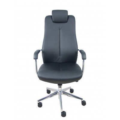 Sillón Daimiel similpiel negro.