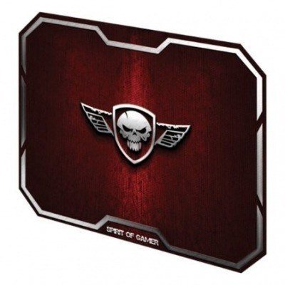 Alfombrilla Spirit of Gamer Winged Skull M/ 296 x 236 x 3mm/ Roja