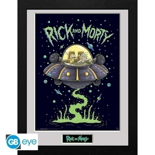 Poster enmarcado gb eye rick & morty