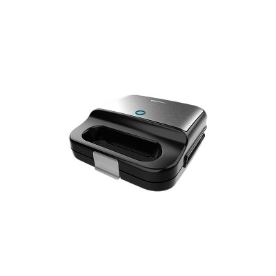 04309 sandwichera 1000 W Negro, Acero satinado