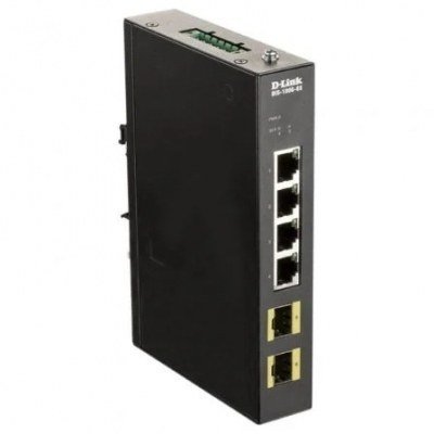 Switch Gestionable D-Link DIS-100G-6S 6 Puertos/ RJ-45 Gigabit 10/100/1000/ SFP