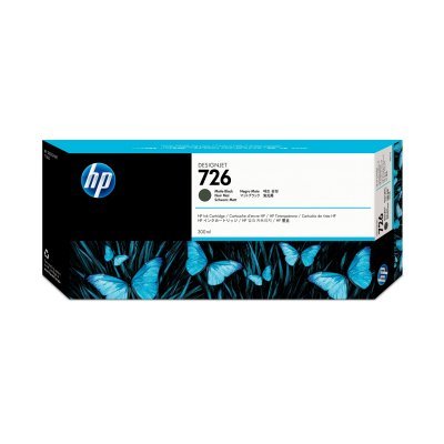 Cartucho de tinta DesignJet 726 negro mate de 300 ml