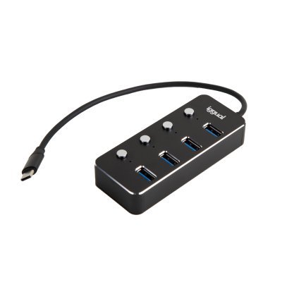 Hub tipo C x 4 puertos USB 3.1 4 buttons