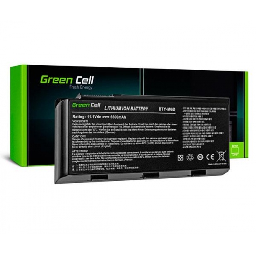 Batería para portátil MSI GT60 GT70 GT660 11.1V 6600MAH MS10