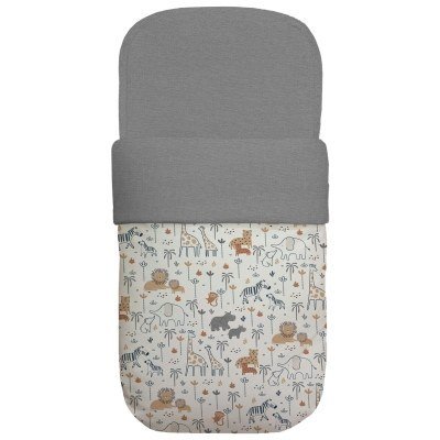 2024 Saco Capazo Selva Gris Dydados Polipiel Estampada Punto Gris