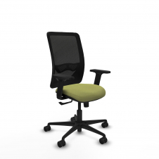 Piqueras y Crespo Zulema sincro malla negra bali verde oliva brazos 2D base nailon ruedas 65mm nailon