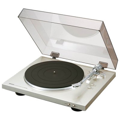 DP-300F Tocadiscos de tracción por correa Negro, Plata