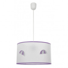 Colgante Lluvia 1xe27 Lila Regx30d