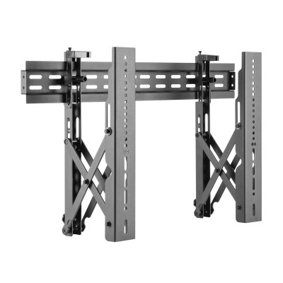 Aisens Soporte para Videowall Nivelable y Función Pop-out para TV 37-70' Vesa 600x400 Max 45kg Negro