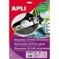 Etiqueta A4 CD/DVD Ø114/117Bl. 25 h KF01579