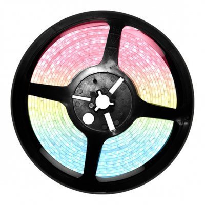 Tira LED RGB 24V 10W/m 60LED/m IP20 5m SILVER