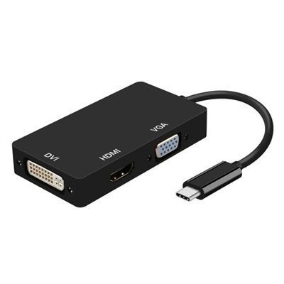 Conversor Usb C M a Dvi H - Hdmi H-Vga H 15cm